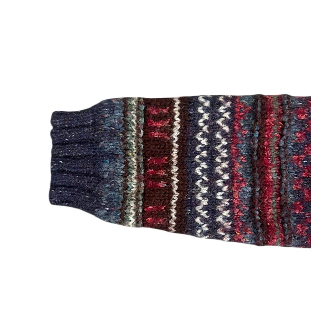 Vintage Patterned Grandmacore Button-Up Cardigan … - image 4